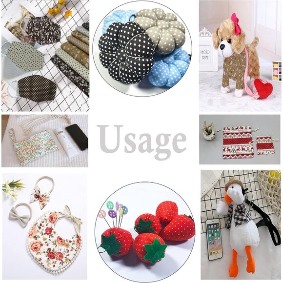 7PCS/lot Coffee Series Floral Cotton Fabric Quilting Patchwork Fabric Fat Quarte - Picture 7 of 7